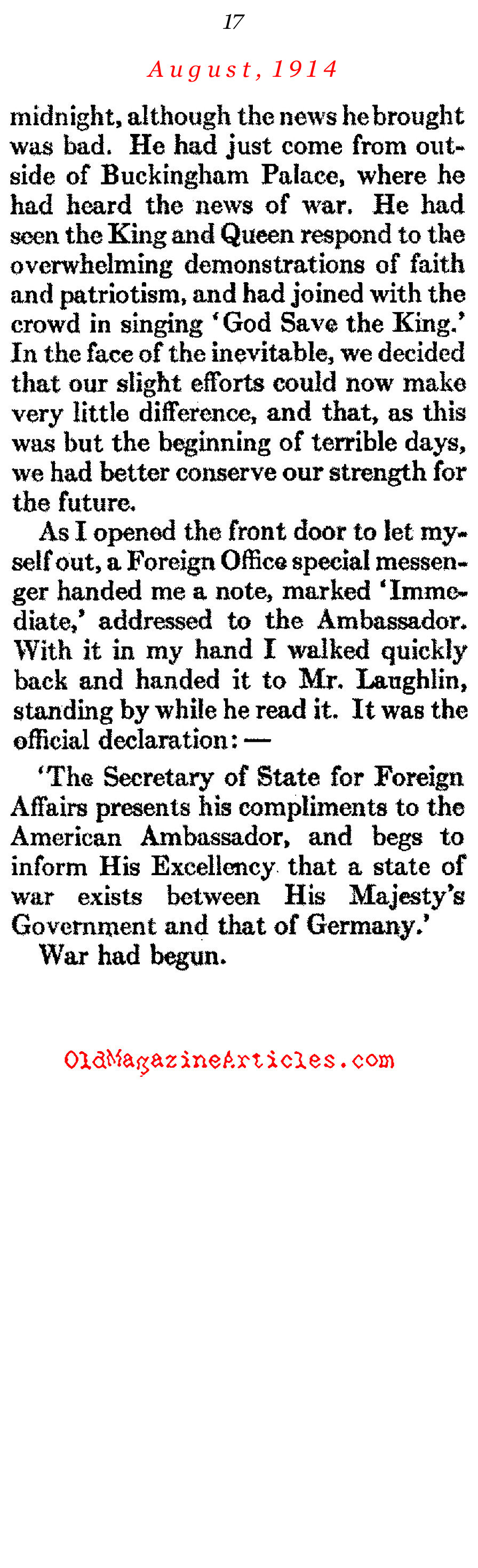 What the Stenographer Saw... (Atlantic Monthly, 1930)